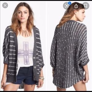 Free people Rabbit in the moon cardigan sweater